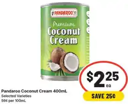 IGA Pandaroo Coconut Cream offer
