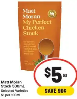 IGA Matt moran stock offer