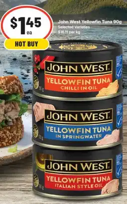 IGA John west yellowfin tuna offer