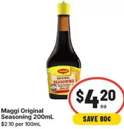 IGA Maggi original seasoning offer