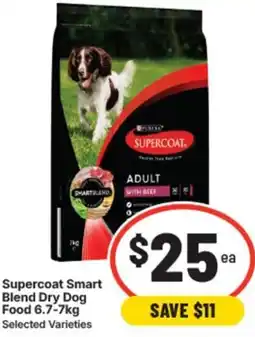 IGA Supercoat smart blend dry dog food offer