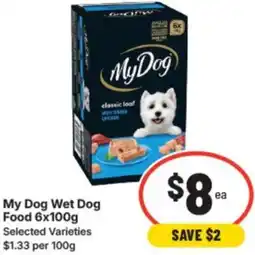 IGA My dog wet dog food offer