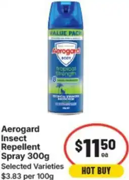 IGA Aerogard insect repellent spray offer