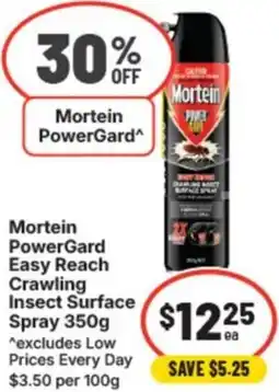 IGA Mortein powergard easy reach crawling insect surface spray offer