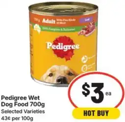 IGA Pedigree wet dog food offer