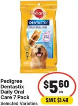 IGA Pedigree dentastix daily oral care offer