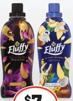 IGA Fluffy concentrated fabric conditioner offer