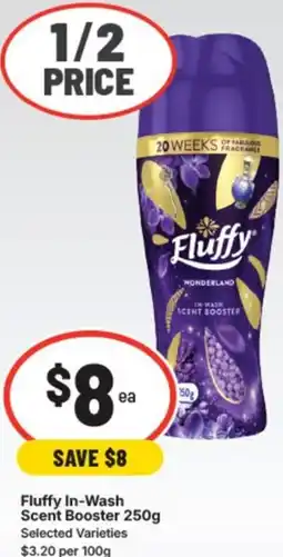 IGA Fluffy in-wash scent booster offer