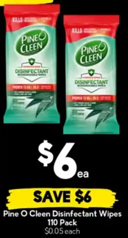 Drakes Pine o cleen disinfectant wipes offer