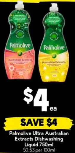 Drakes Palmolive ultra australian extracts dishwashing liquid offer
