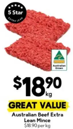Drakes Australian beef extra lean mince offer