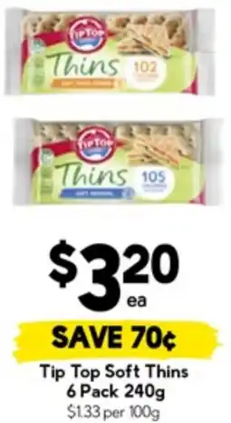 Drakes Tip top soft thins offer