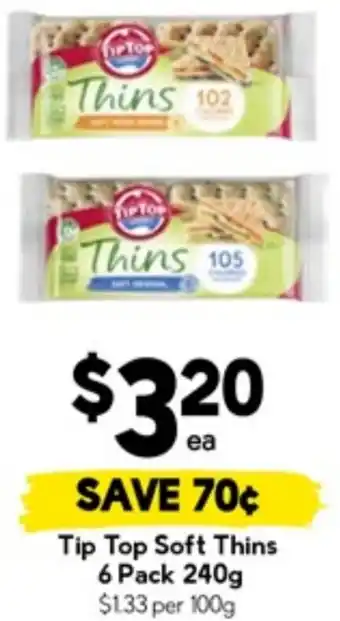 Drakes Tip top soft thins offer