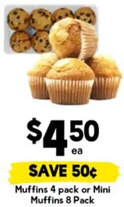 Drakes Muffins or mini muffins offer