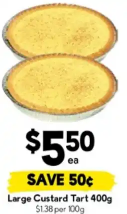 Drakes Large custard tart offer