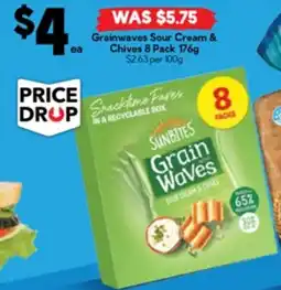 Drakes Grainwaves sour cream & chives offer