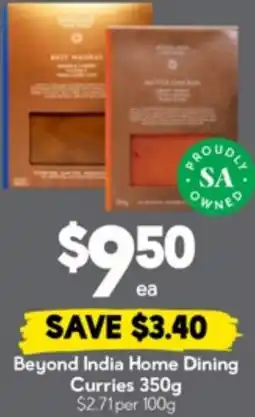 Drakes Beyond india home dining curries offer