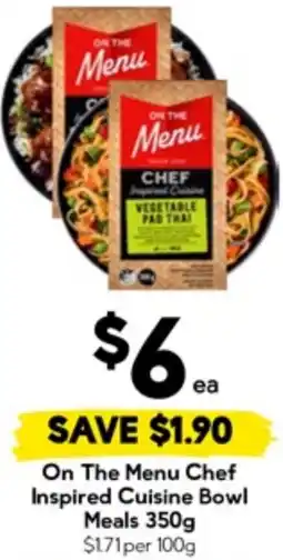 Drakes On the menu chef inspired cuisine bowl meals offer