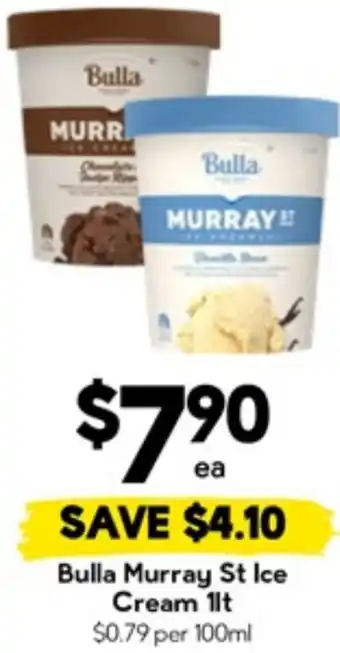 Drakes Bulla murray st ice cream offer