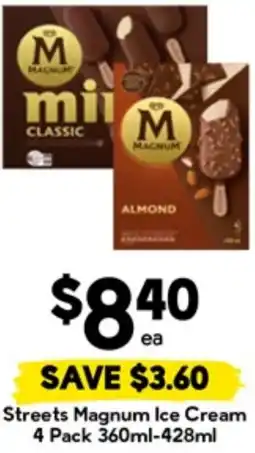 Drakes Streets magnum ice cream offer