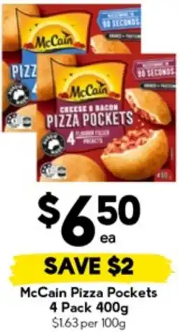 Drakes Mccain pizza pockets offer