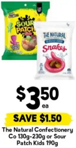 Drakes The natural confectionery co or sour patch kids offer