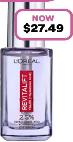 Priceline L'oréal paris revitalift filler 2.5% hyaluronic acid eye serum offer
