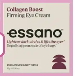 Priceline Essano collagen firming eye cream offer