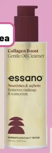 Priceline Essano collagen boost gentle oil cleanser offer