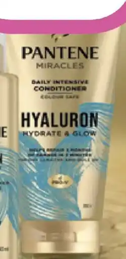 Priceline Pantene pro-v miracles daily intensive conditioner hyaluron hydrate & glow offer
