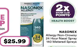 Priceline Allergy non-drowsy 24 hour nasal spray offer