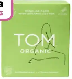 Priceline Tom organic pad regular with wings offer