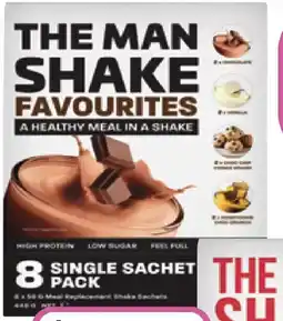 Priceline The man shake favourites meal replacement shake offer