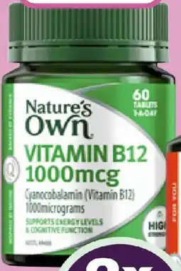 Priceline Nature's own vitamin b12 offer