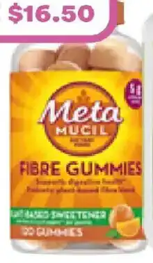 Priceline Metamucil fibre gummies offer
