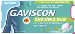 Priceline Gaviscon chewing gum offer
