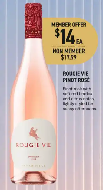 Tatachilla rougie vie rosé