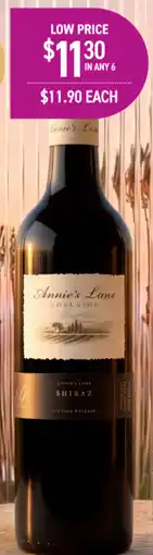 Dan Murphy's Annie's lane shiraz offer