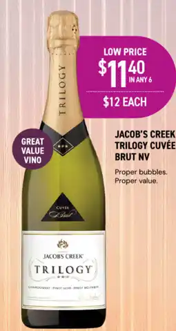 Dan Murphy's Jacob's creek trilogy cuvée brut nv offer