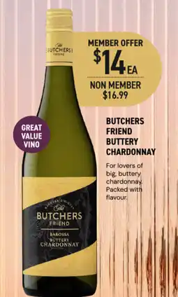 Dan Murphy's Butchers friend buttery chardonnay offer
