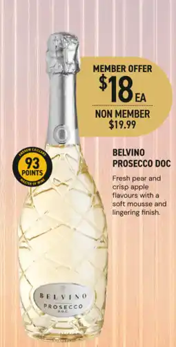 Dan Murphy's Belvino prosecco doc offer