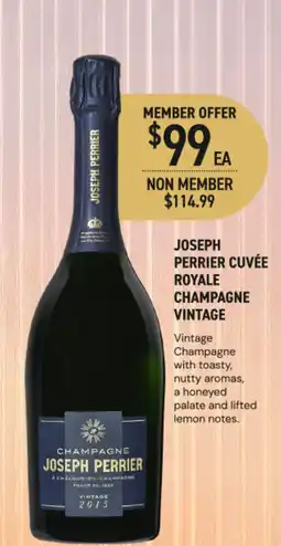 Dan Murphy's Joseph perrier cuvée royale champagne vintage offer