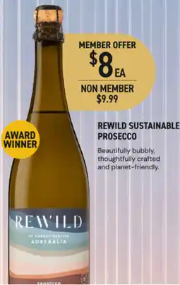 Dan Murphy's Rewild sustainable prosecco offer