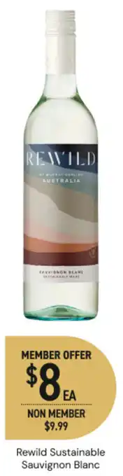 Dan Murphy's Rewild sustainable sauvignon blanc offer