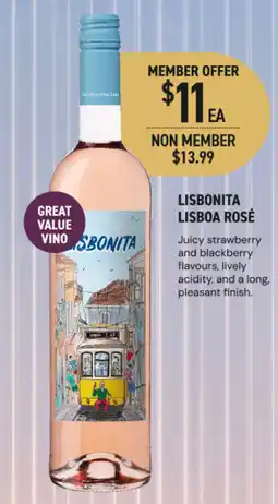 Dan Murphy's Lisbonita lisboa rosé offer