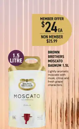 Dan Murphy's Brown brothers moscato bagnum offer