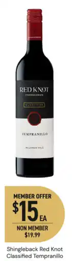 Dan Murphy's Shingleback red knot classified tempranillo offer