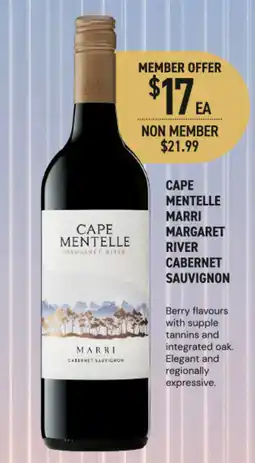 Dan Murphy's Cape mentelle marri margaret river cabernet sauvignon offer