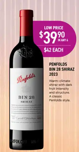 Dan Murphy's Penfolds bin 28 shiraz 2023 offer