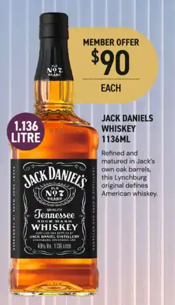 Dan Murphy's Jack daniels whiskey offer